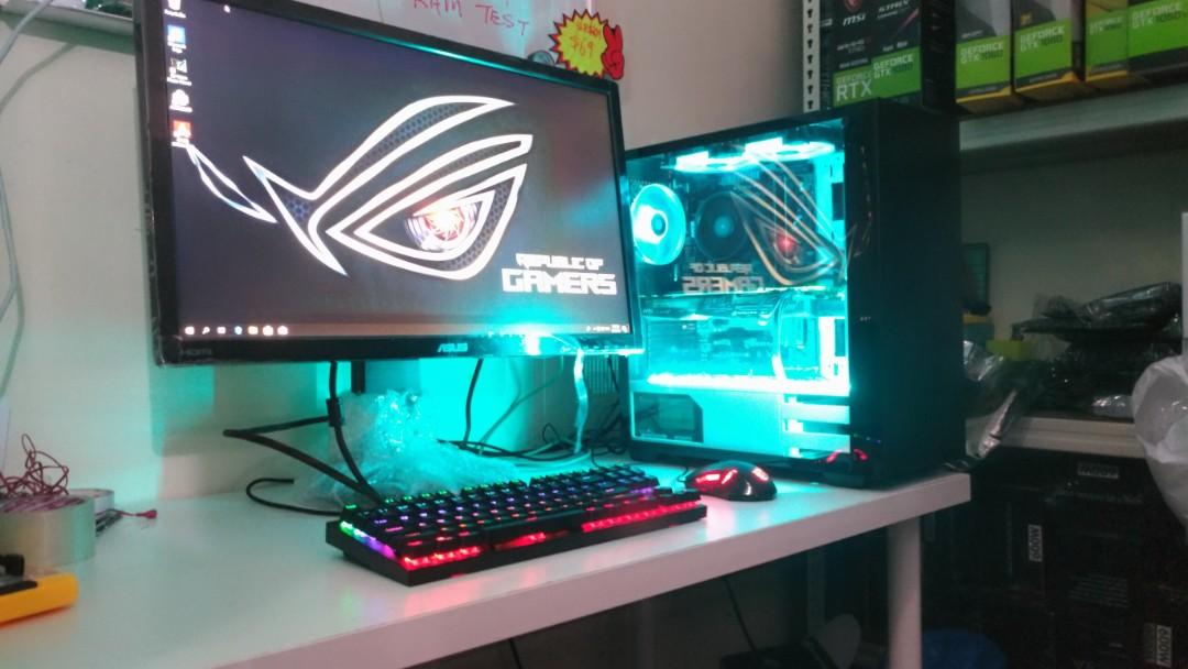 Custom Gaming Pc Gtx1080 8gb Asus 16gb Electronics Computers Desktops On Carousell