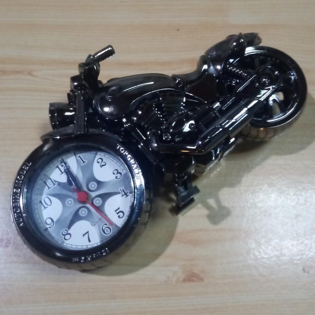 Desk Clock Motorcycle Home Furniture On Carousell