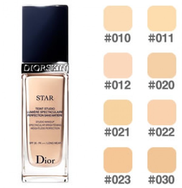 diorskin star foundation shades