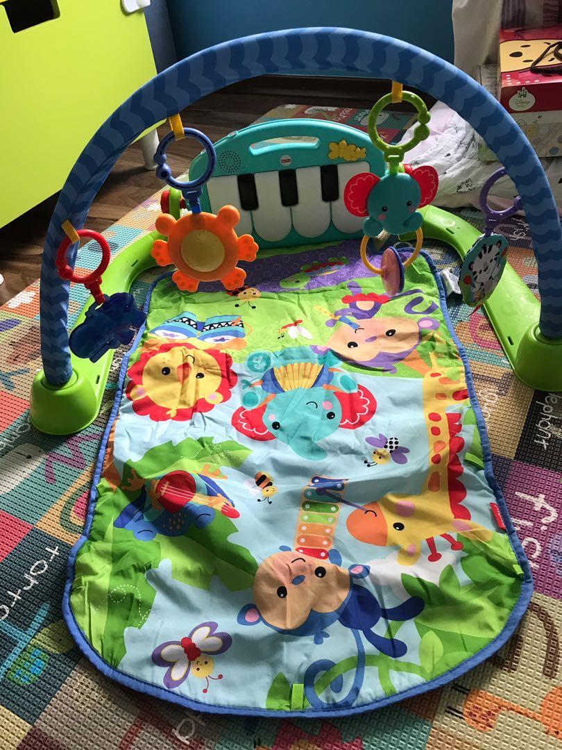 Fisher price kick and clearance play piano gym australia