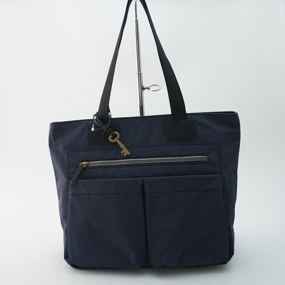 FOSSIL BAILEY TOTE NAVY Barang Mewah Tas Dompet di Carousell