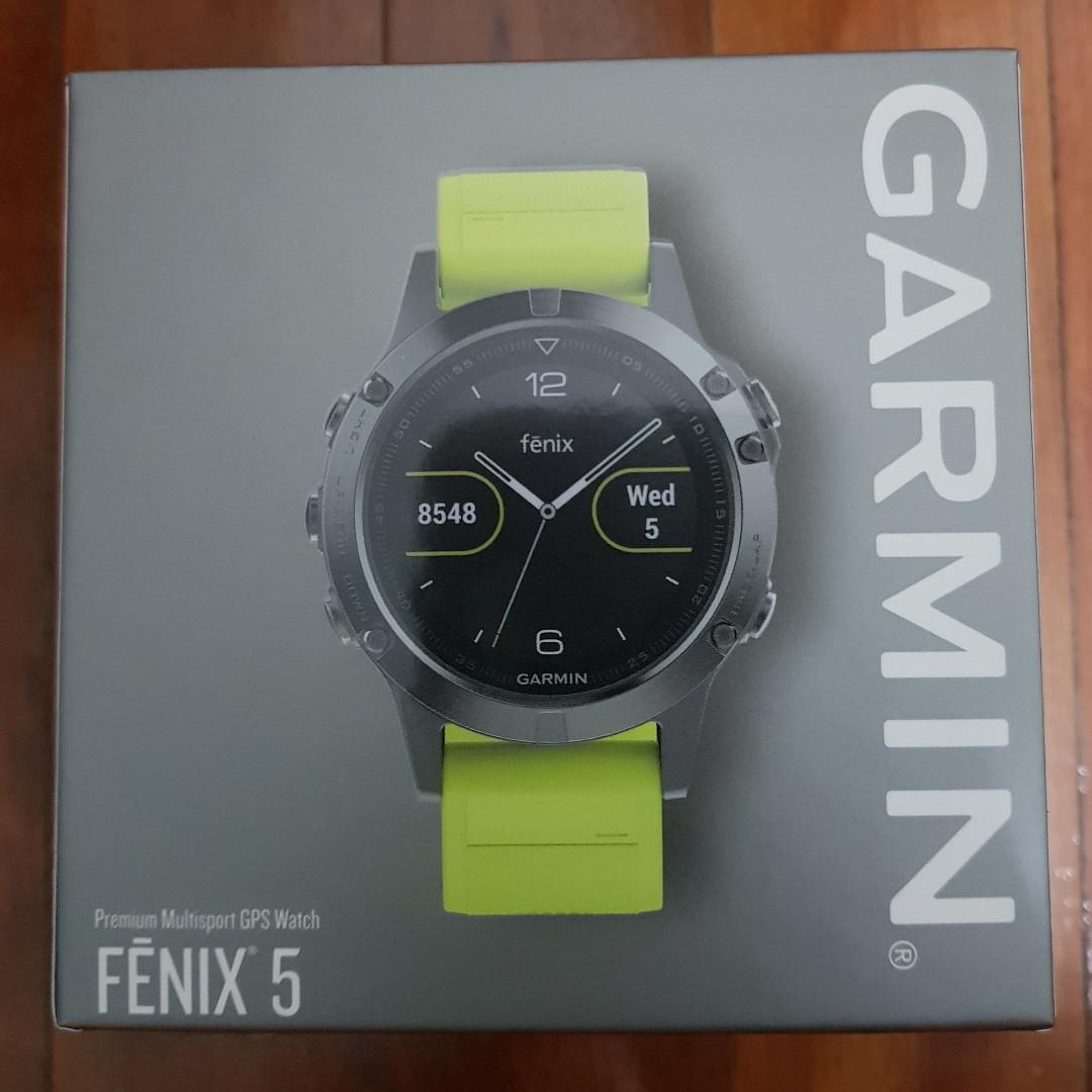 Garmin fenix 2025 5 amp yellow