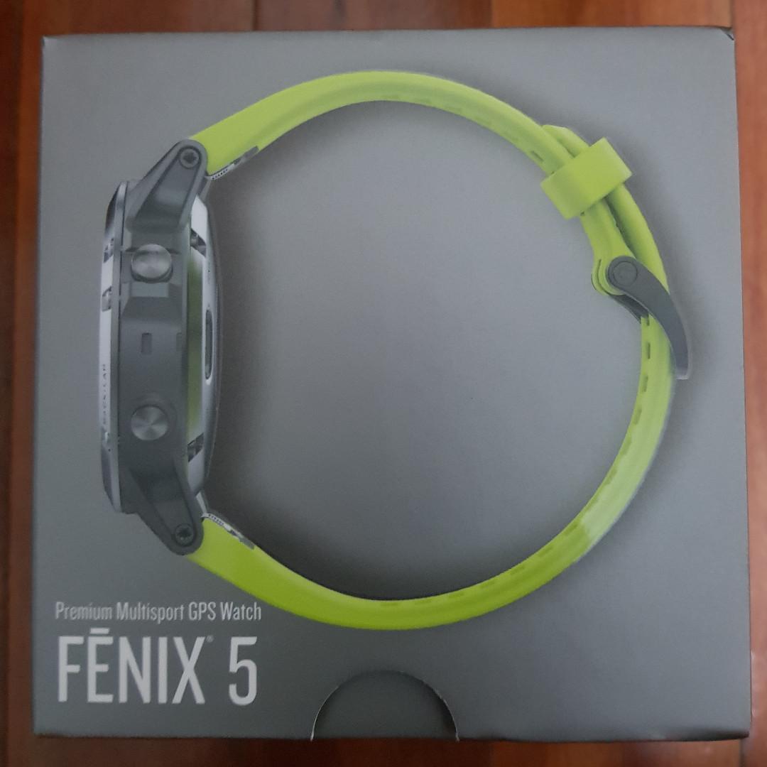 Fenix 5 amp yellow store
