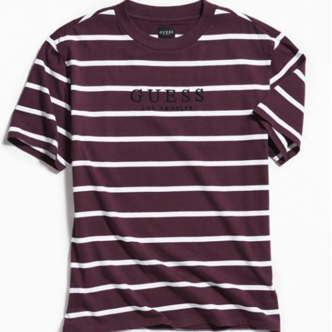 Guess doheny stripe tee clearance