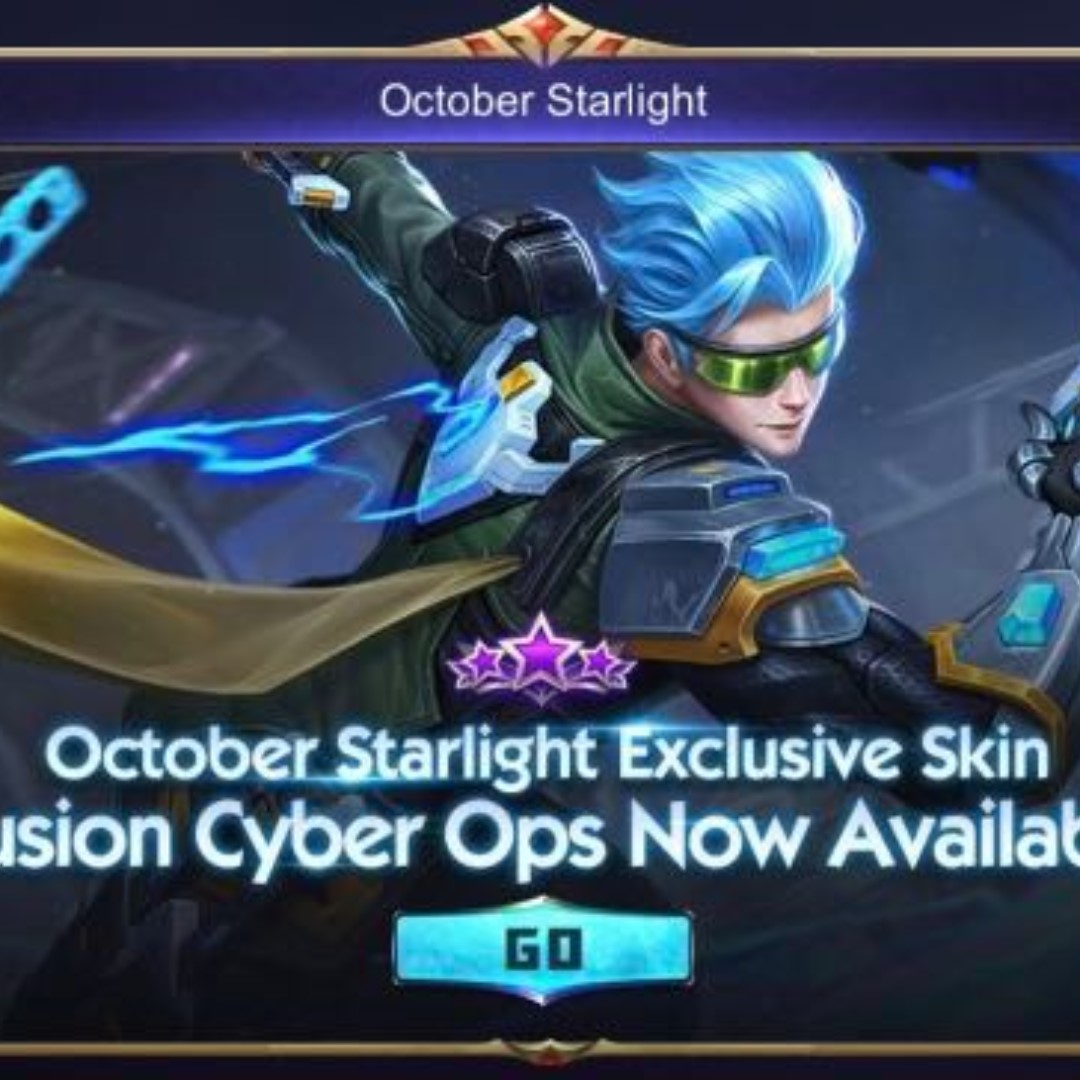 Gusion Cyber Ops October Starlight Membership Diamonds Mobile Legends Toys Games Others On Carousell