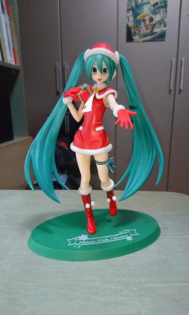 Hatsune Miku Figure Project Diva F 2nd Christmas Version Toys Games Bricks Figurines On Carousell