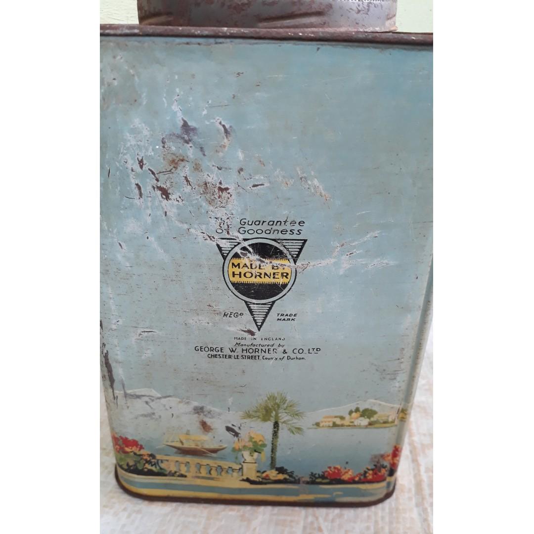 Horner S Mixed Fruit Drops Vintage Advertising Tin Box Ti178