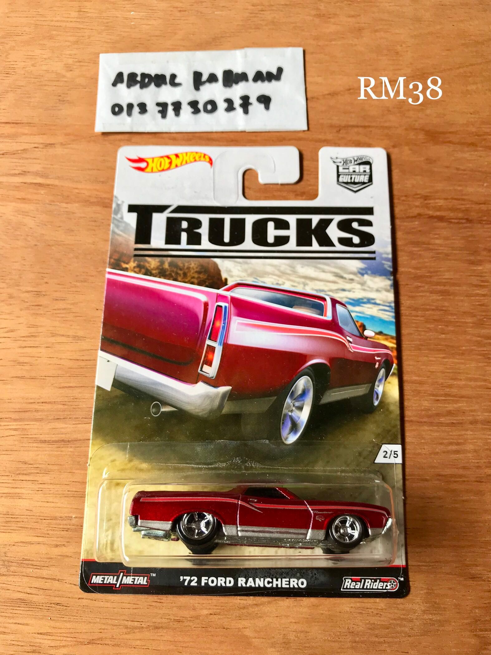Trucks Red Hot Wheels #2//5 /'72 Ford Ranchero 2016 Car Culture