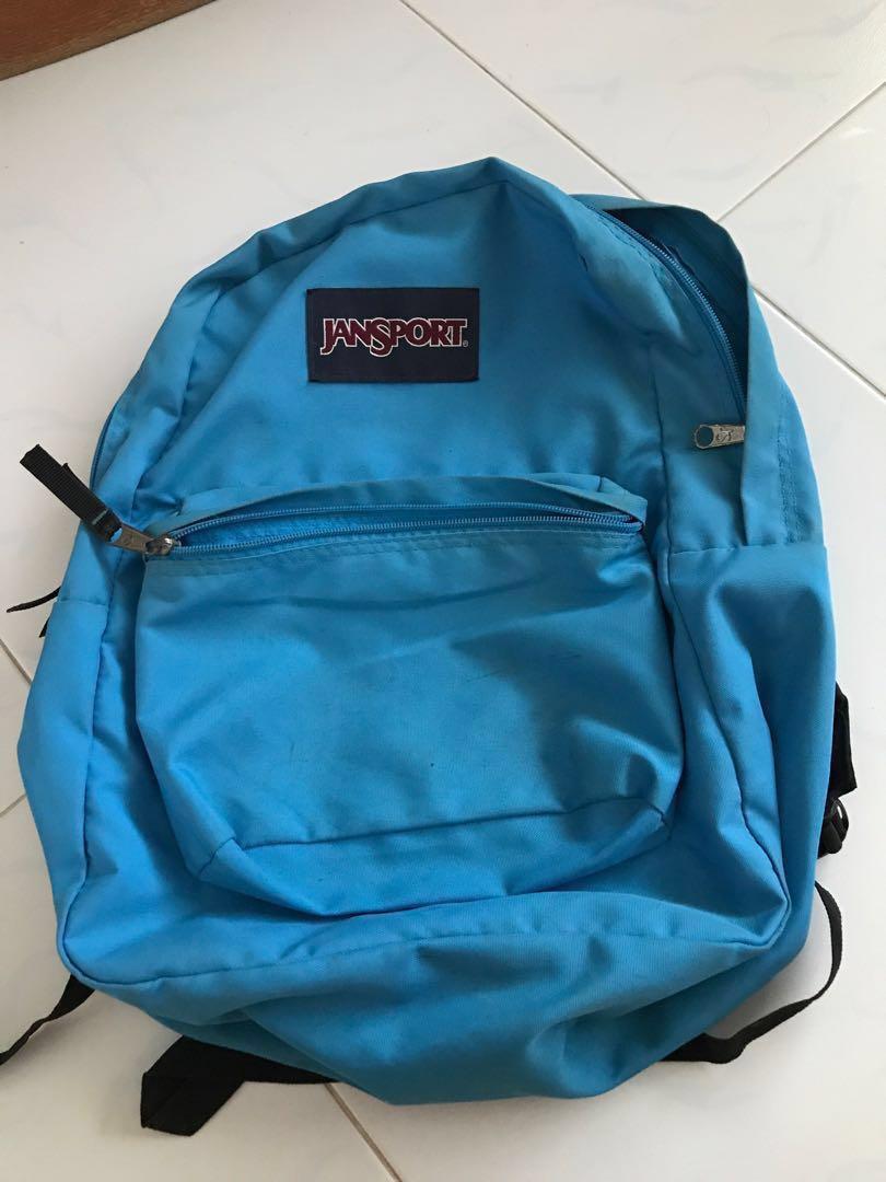 backpack jansport blue