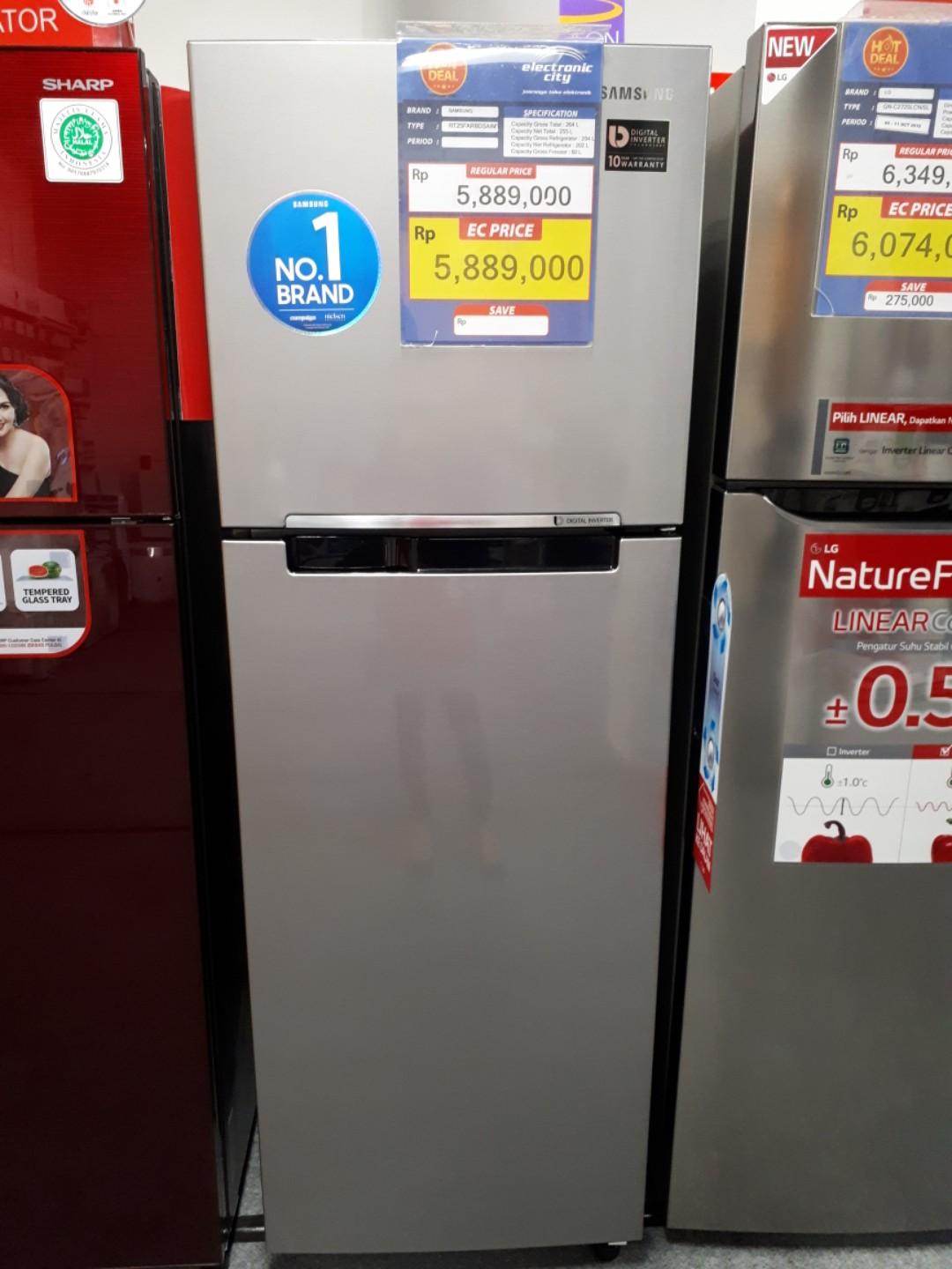 Jual Samsung Kulkas 2 Pintu Rt25farbdsa Jakarta Pusat Sumber