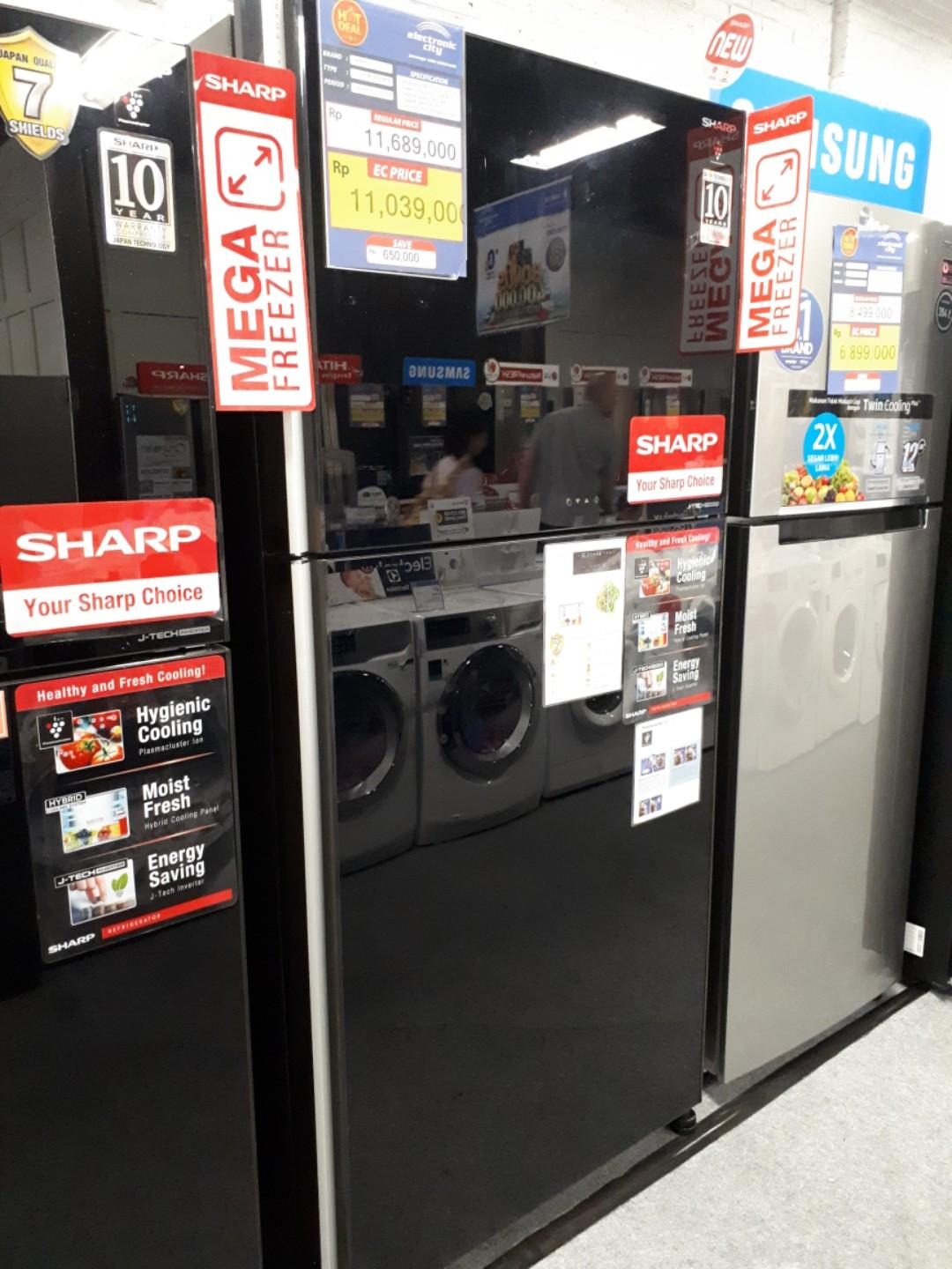 Kulkas Sharp 2 Pintu Elegant Kredit Tanpa Cc Elektronik