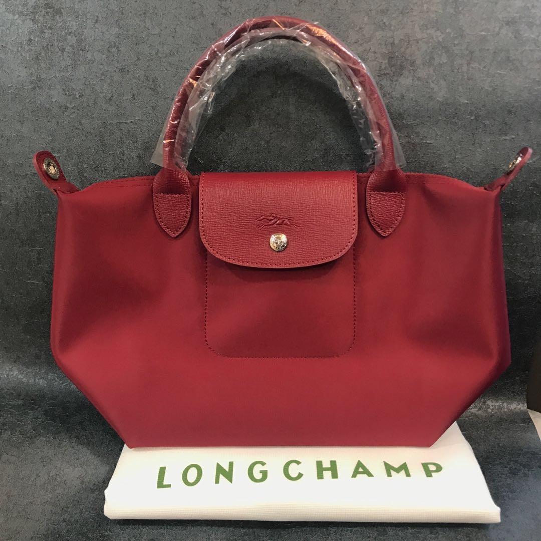 longchamp neo maroon