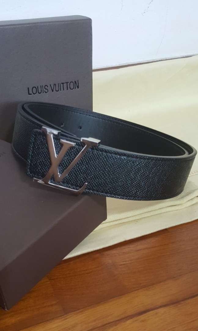 LV silver buckle belt, Men's Fashion, Watches & Accessories, Belts