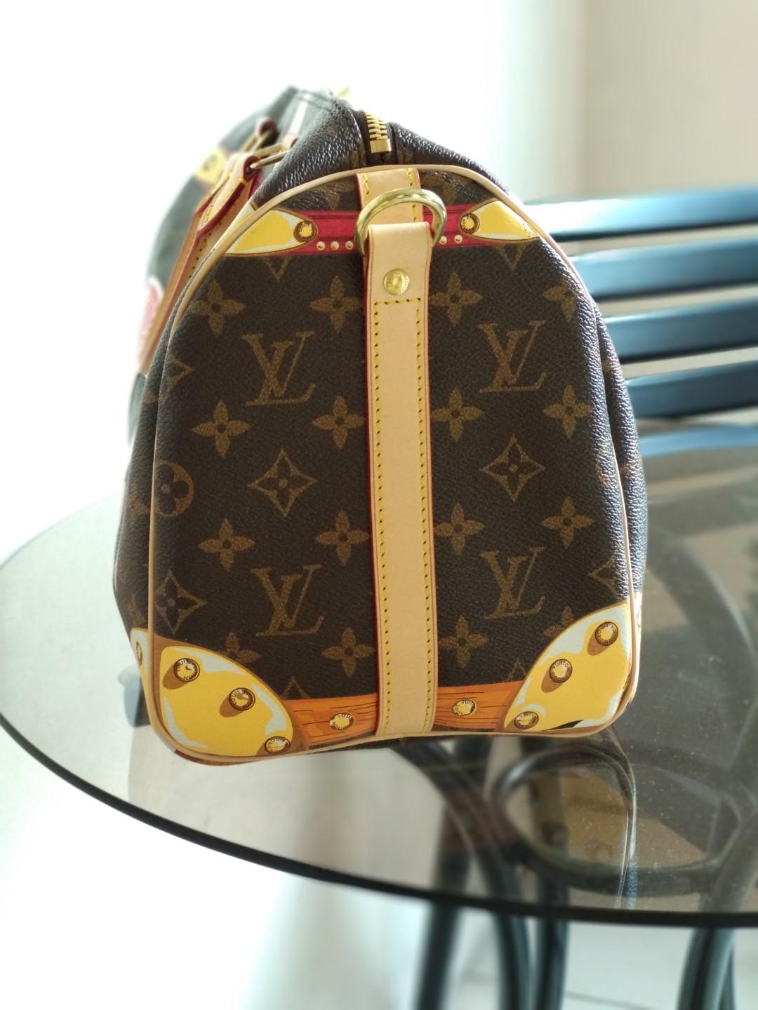 Louis Vuitton Gold Mirror Speedy 30