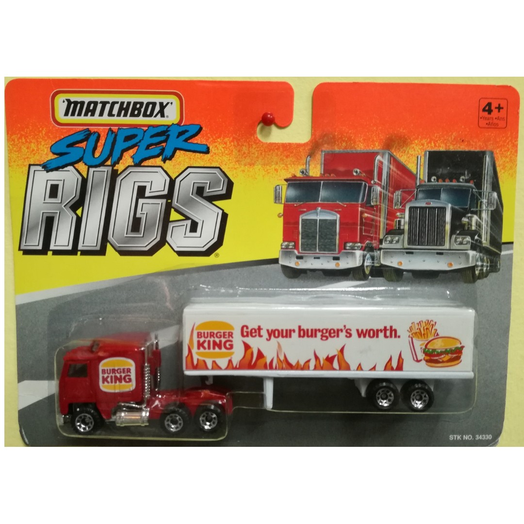 Matchbox Super Rigs Burger King New, Hobbies & Toys, Collectibles