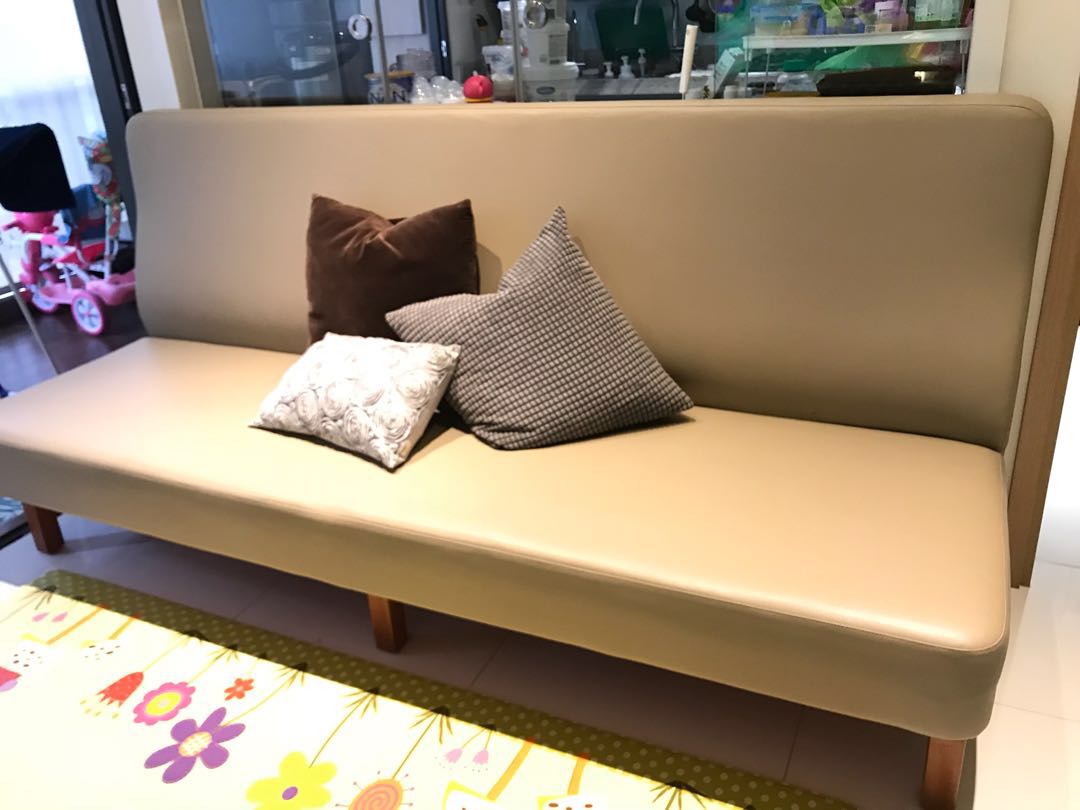 Minimalist Wooden Sofa