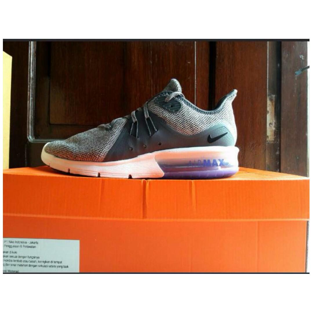 Nike Air Max Sequent 3 Dark Grey Black Moon Particle EUR 43