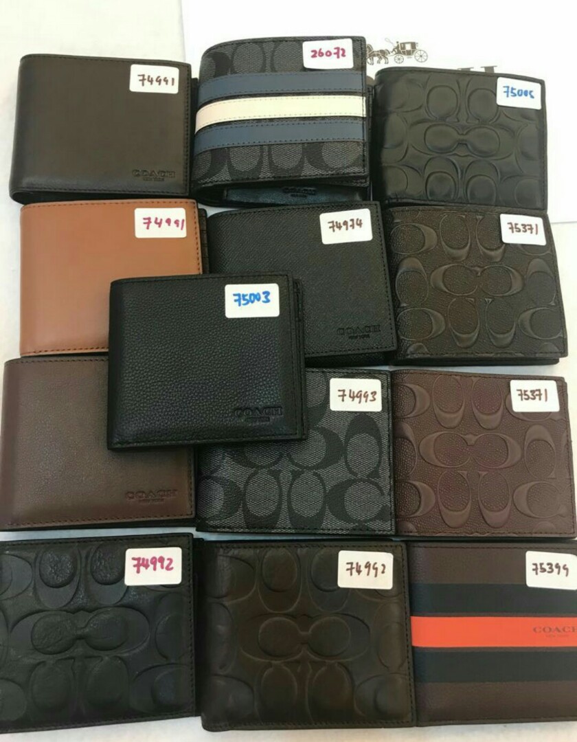 coach mens wallet outlet