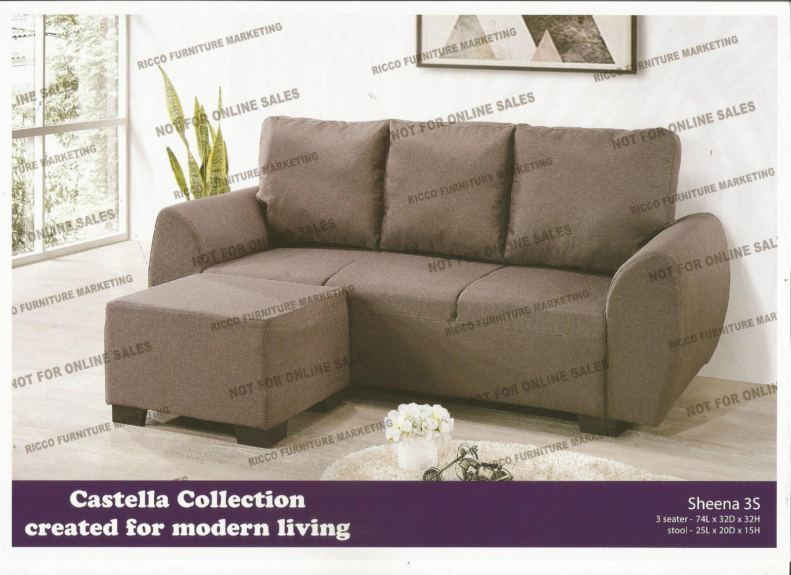 Perabot Murah Sofa Lshape Model Sheena Home Furniture