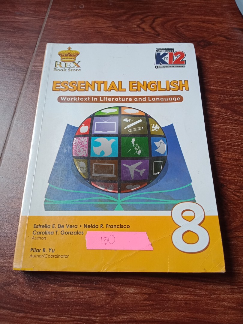 Rex Bookstore Essential English (Grade 8 Book), Hobbies & Toys, Books