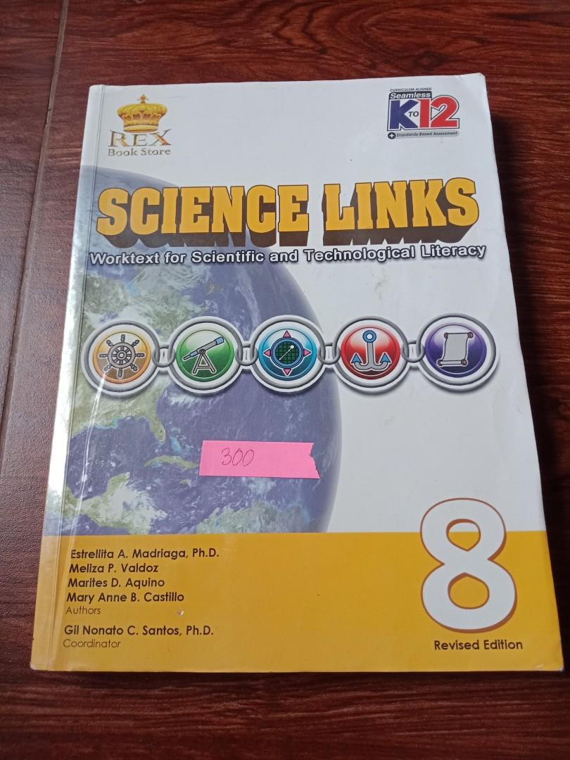 Rex Bookstore Science Links (Grade 8 Book), Hobbies & Toys, Books