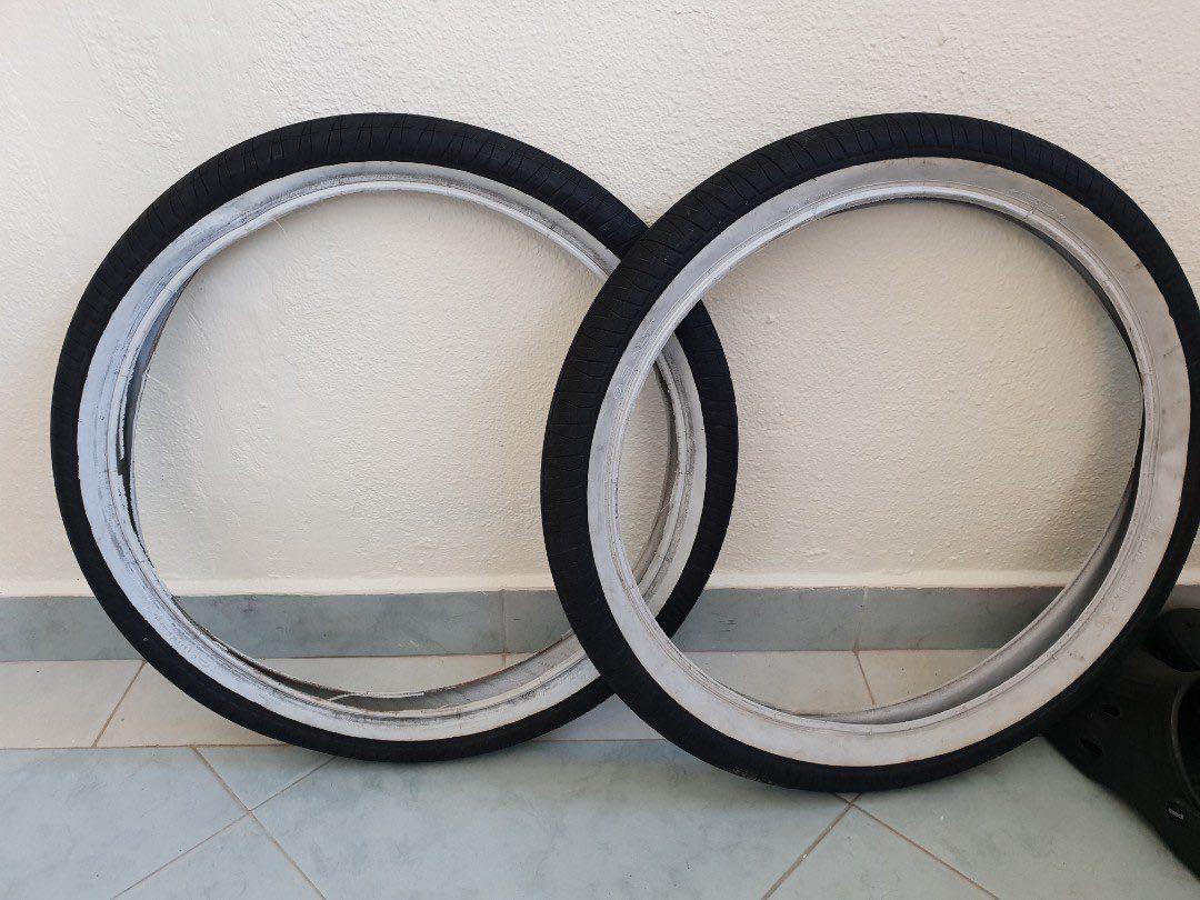 bmx white wall tyres
