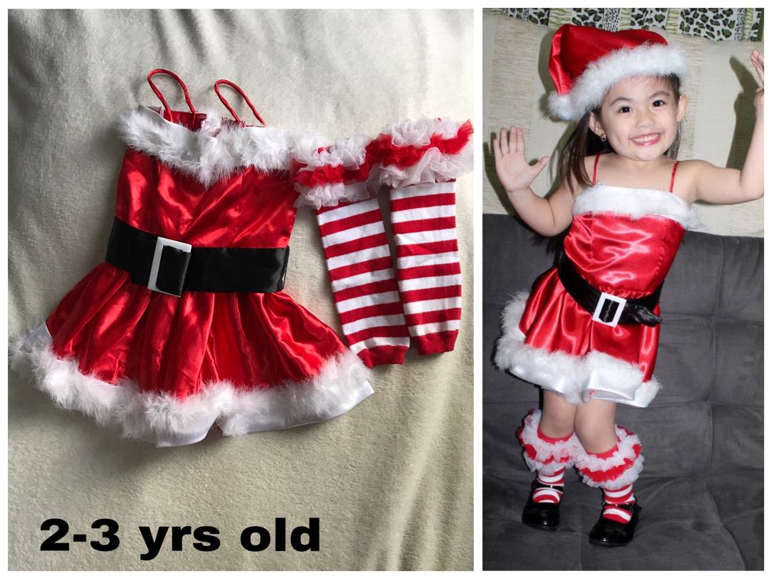 Santa costume outlet for baby girl