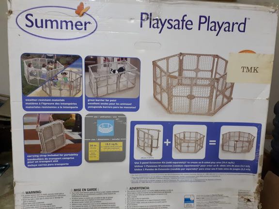 Summer infant playsafe playard sales