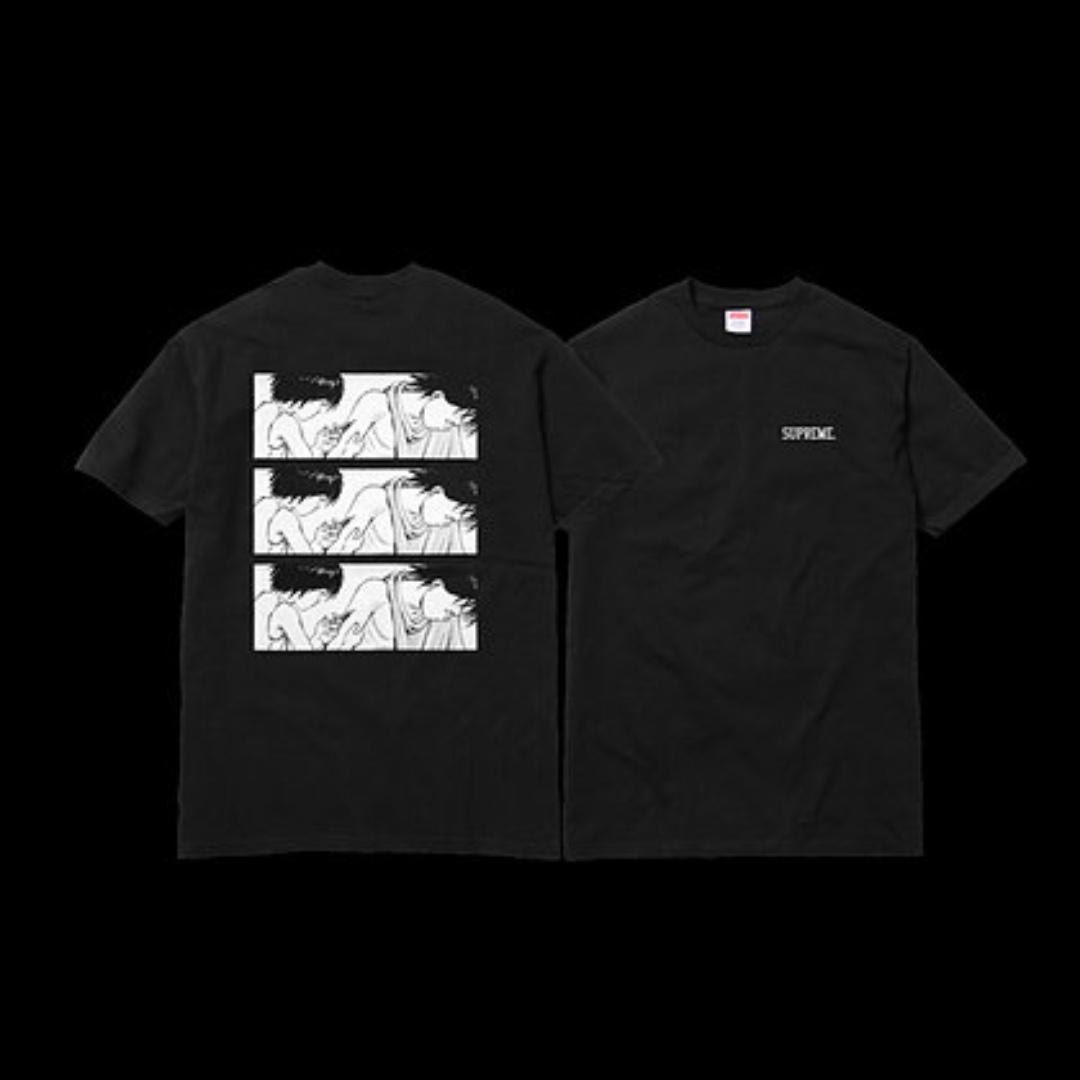 Supreme akira syringe tee black best sale