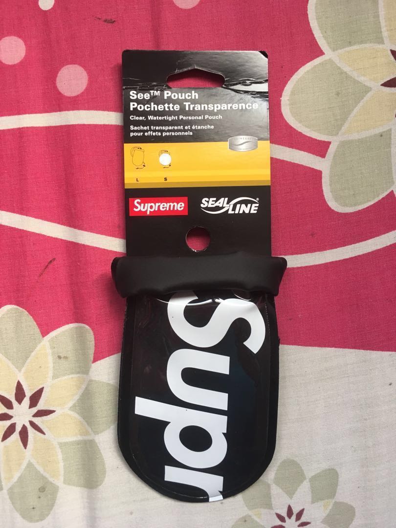 Supreme Sealline See Pouch Pochette Transparence Men s Fashion