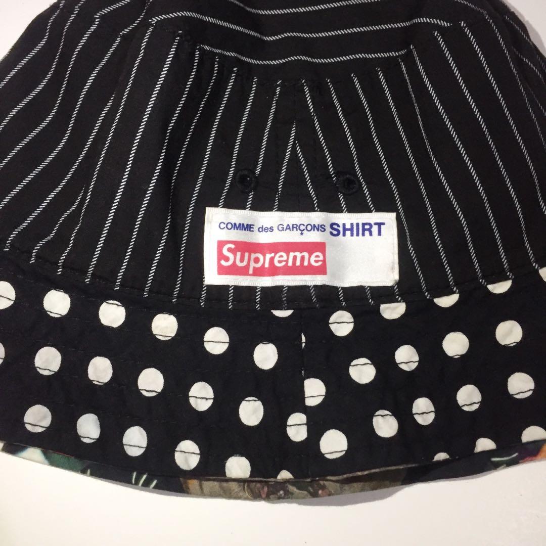 supreme comme des garcons bucket hat