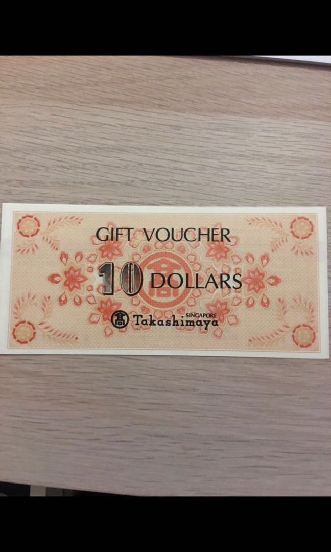 Takashimaya Vouchers Tickets Vouchers Vouchers On Carousell