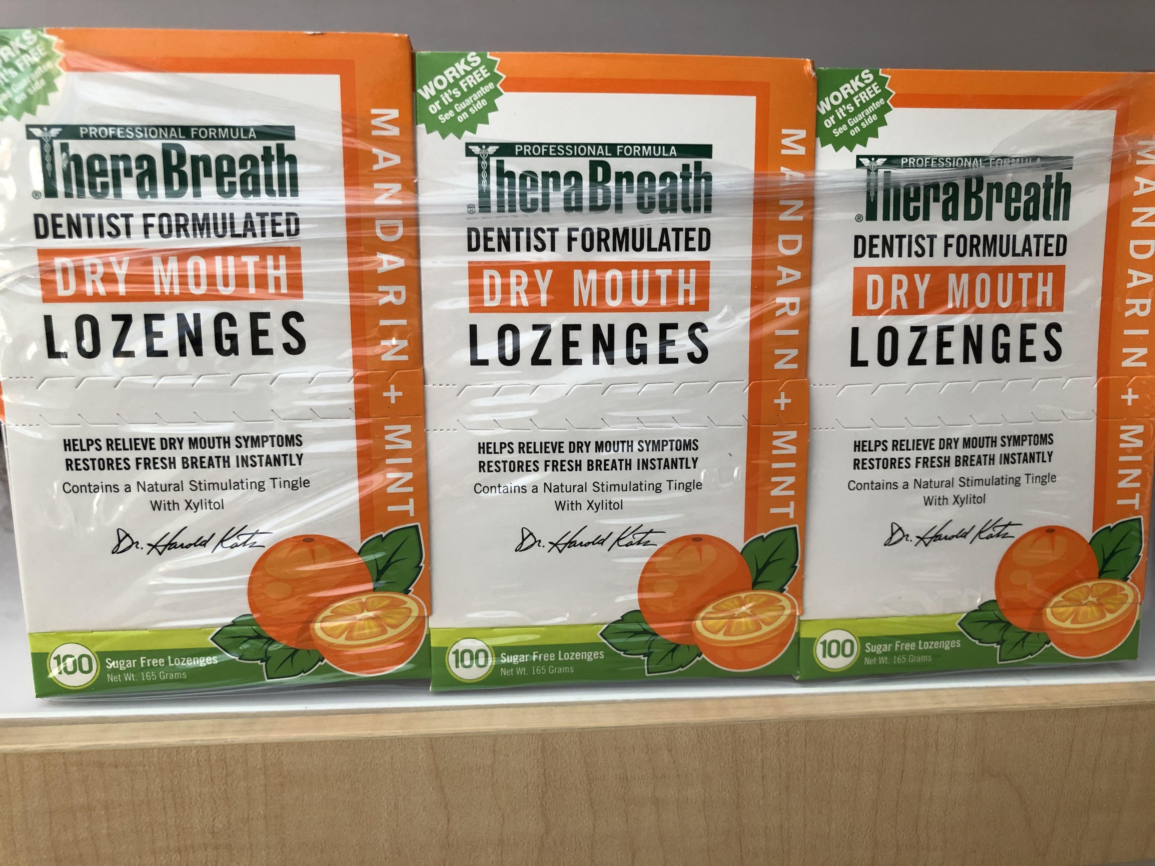 Mouth Wetting Dry Mouth Lozenges, Citrus + Mint, 100 Wrapped Lozenges