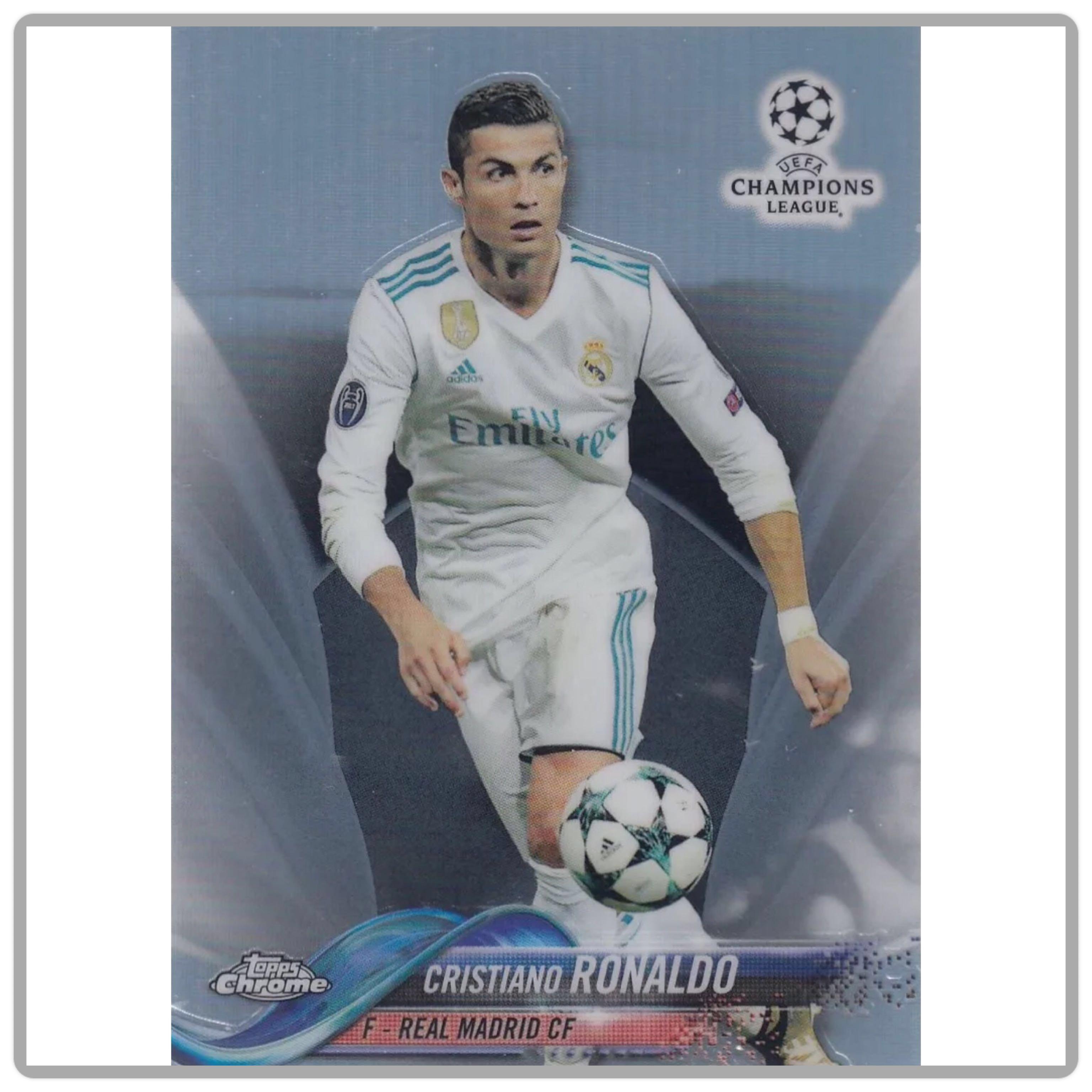 Quadro Cristiano Ronaldo 5X Campeão Champions League (UCL) Autógrafo  Digital - PlacasFUT