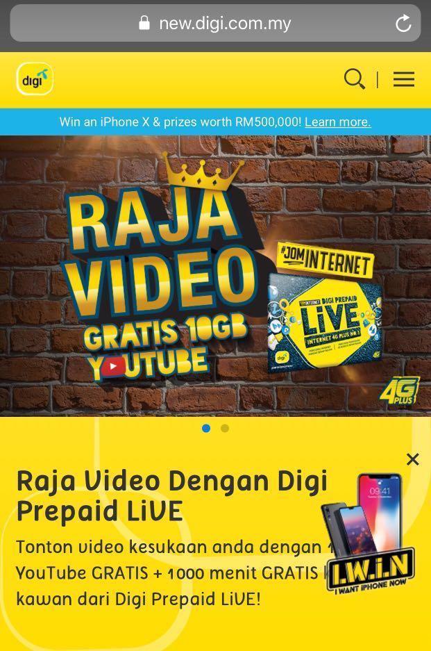 Unlimited Internet Rm15 Raja Video Mobile Phones Tablets Others On Carousell