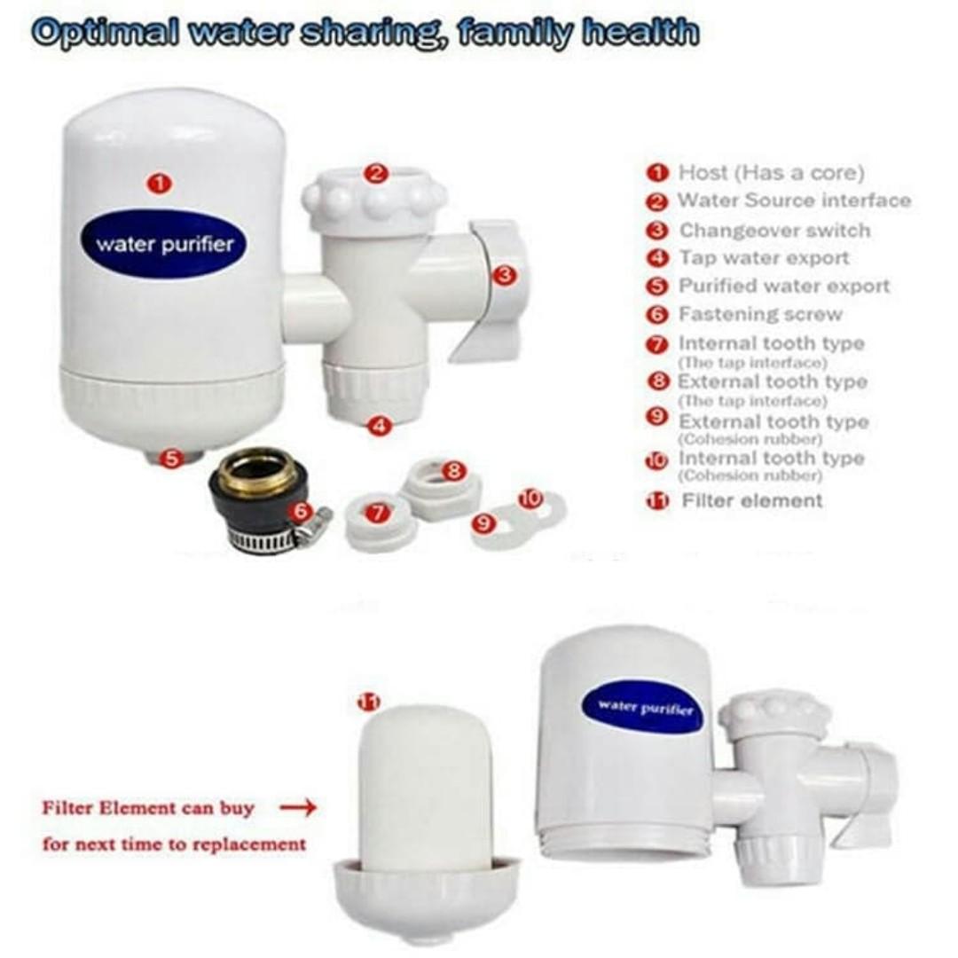 WATER PURIFIER (Category: Pitchers & Dispensers) located in Manila. Submitted by christimjose09 (Listing ID 193186247, Image 3). Description: Product details: ✔️Filter and purify your water, give your family only the best and healthy water. ✔️It can remove rusts, parasites, contaminants, residual chlorine, algae, unpleasant tastes. ✔️The ceramic filtering cartridge can be cleaned easily and used over again. ✔️It also comes with 3 faucet joints in