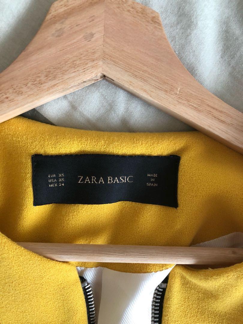 Zara Yellow Jacket, Women's Fashion, Coats, Jackets and Outerwear on