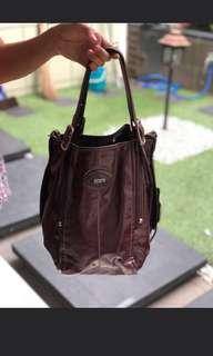 Tods maroon bag