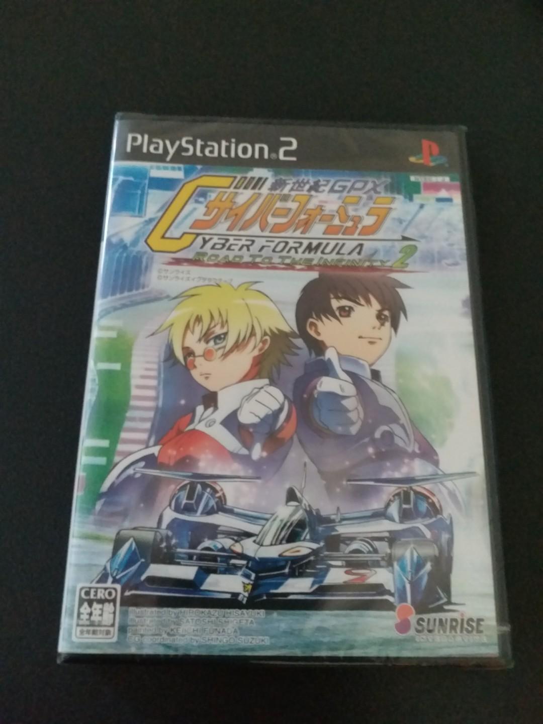 蝕本最後清貨絕版全新未開初日正版ps2 Playstation 2 動漫畫賽車名作新世紀gpx Cyber Formula The Road To The Infinity 2 高智能方程式閃電霹靂車收藏品 電子遊戲 電子遊戲 Playstation