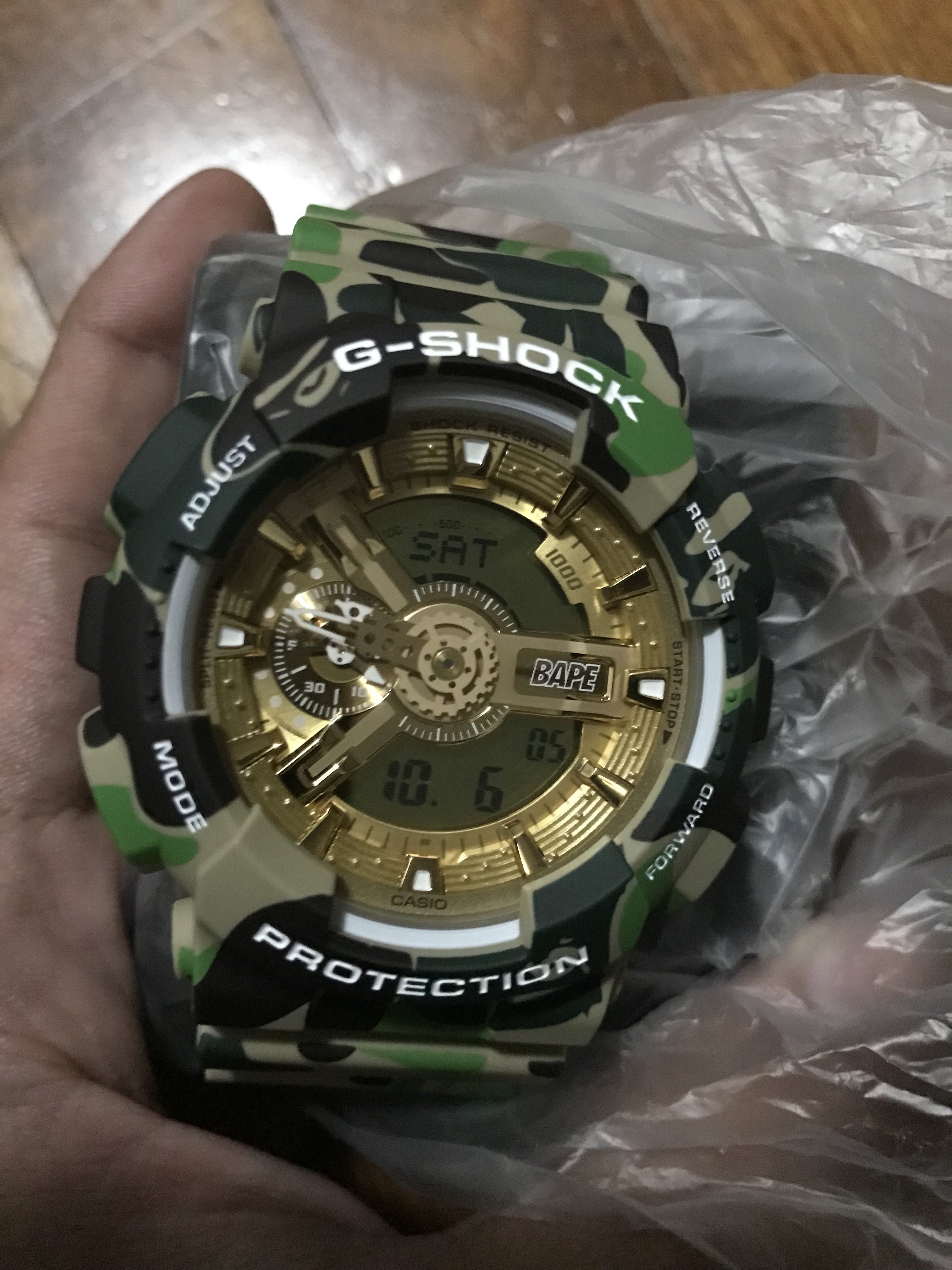 A BATHING APE(R) × G-SHOCK GA-110