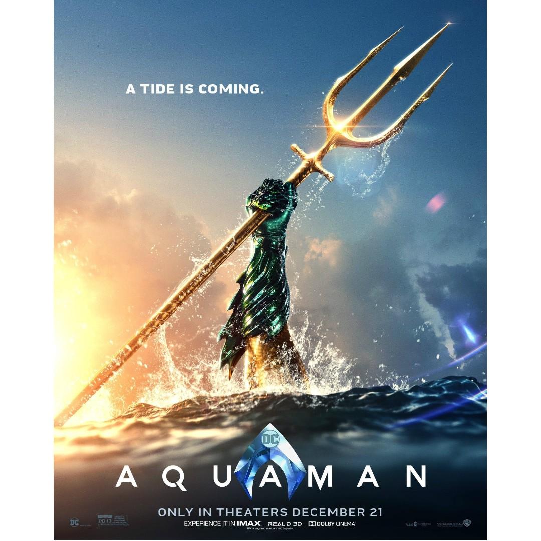 Art Print Poster Canvas Aquaman Movie Poster 11