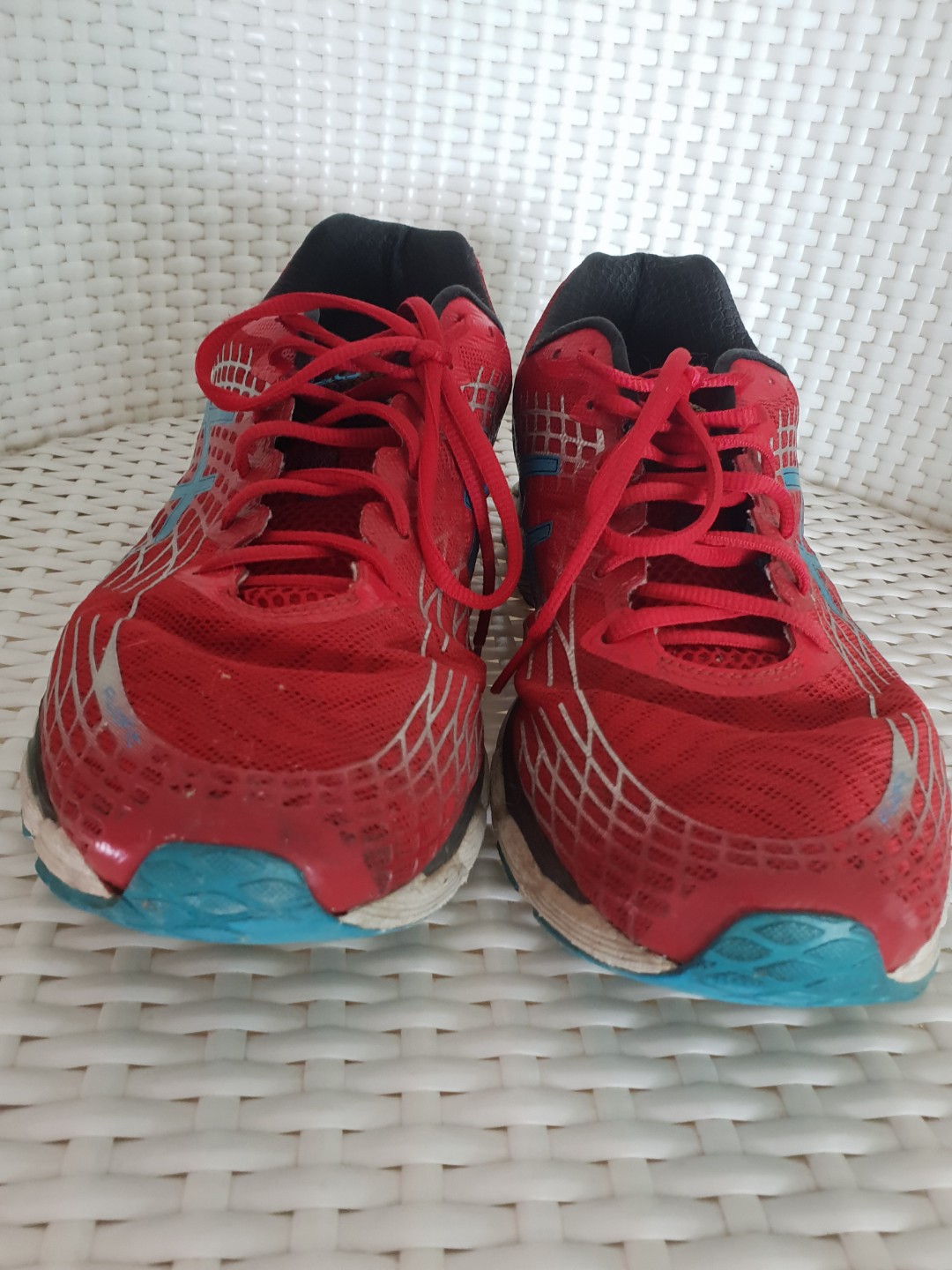 Asics 17 red, Men's Fashion, Sneakers on Carousell