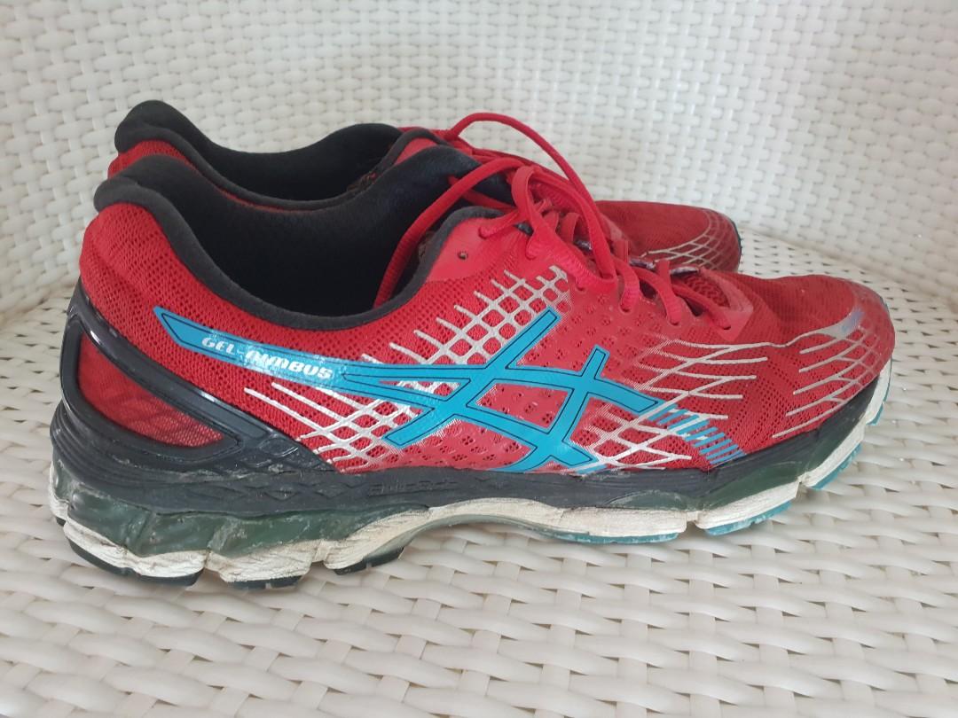 Asics gel nimbus 17 mens red sales