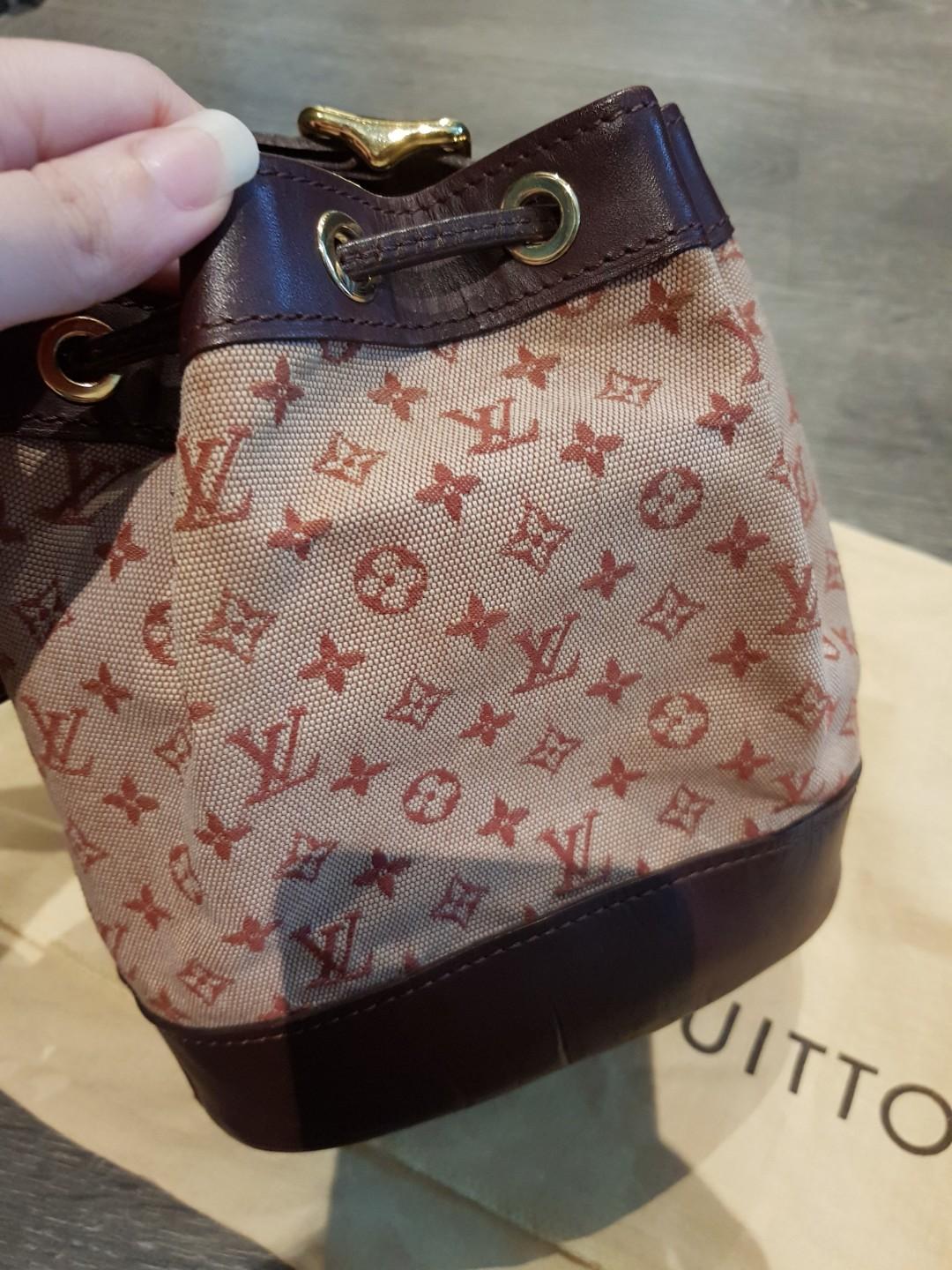 Louis Vuitton Cherry Monogram Mini Lin Large Noe Bag