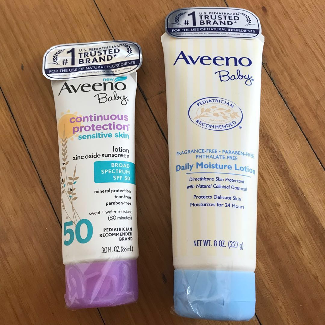 Aveeno baby sunscreen, Beauty & Personal Care, Bath & Body, Body Care