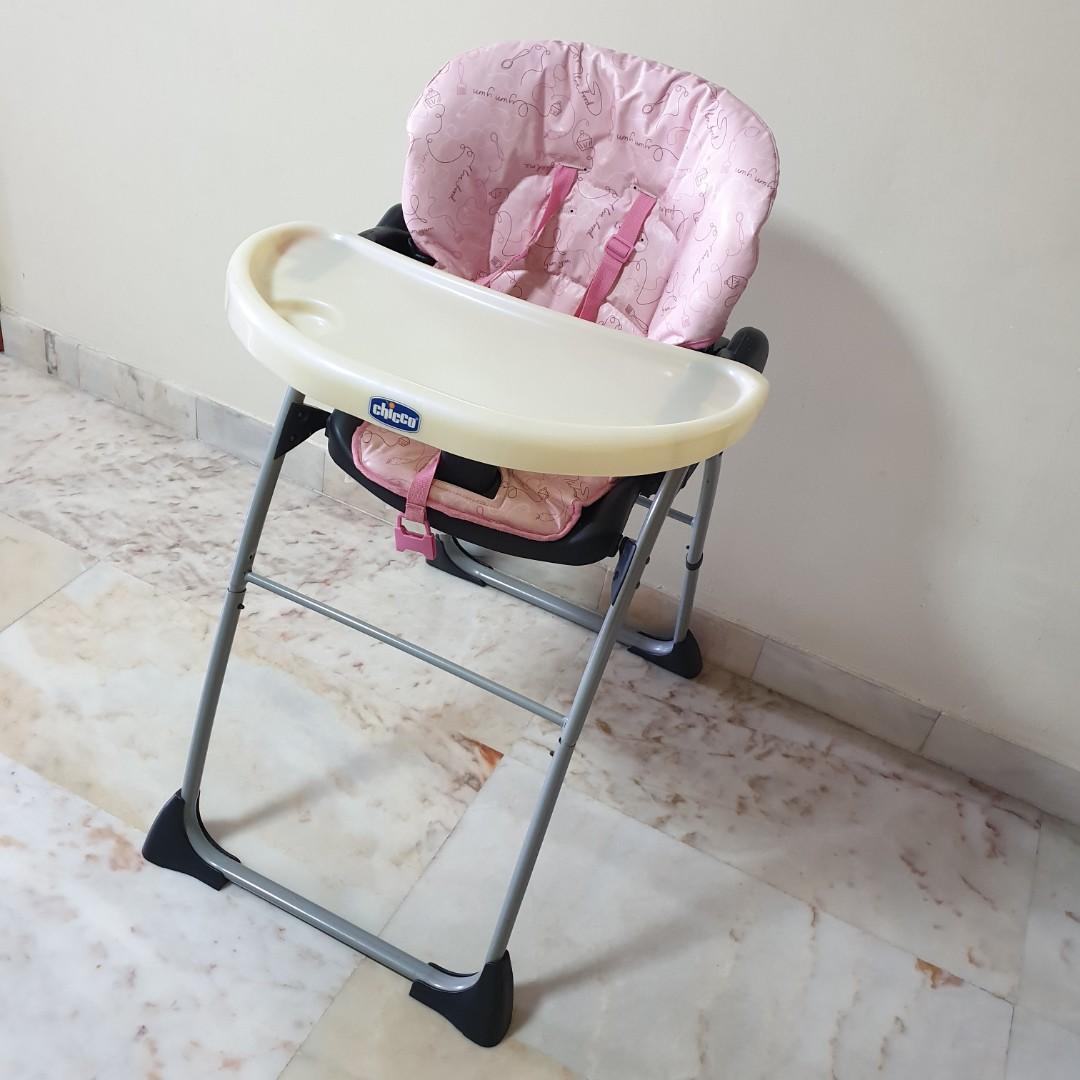 chicco high chair used
