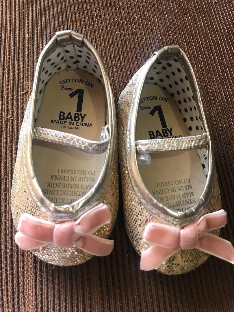 Baby shoes - Cotton on on Carousell