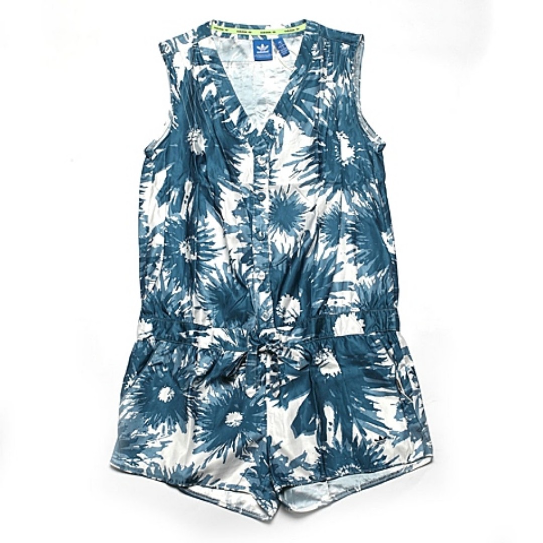 adidas floral print jumpsuit