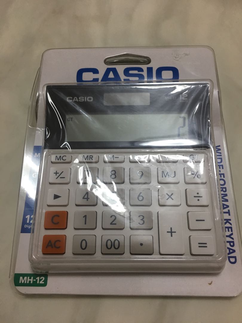 Brand new CASIO MH 12 we calculator Computers Tech Parts Accessories Other Accessories on Carousell