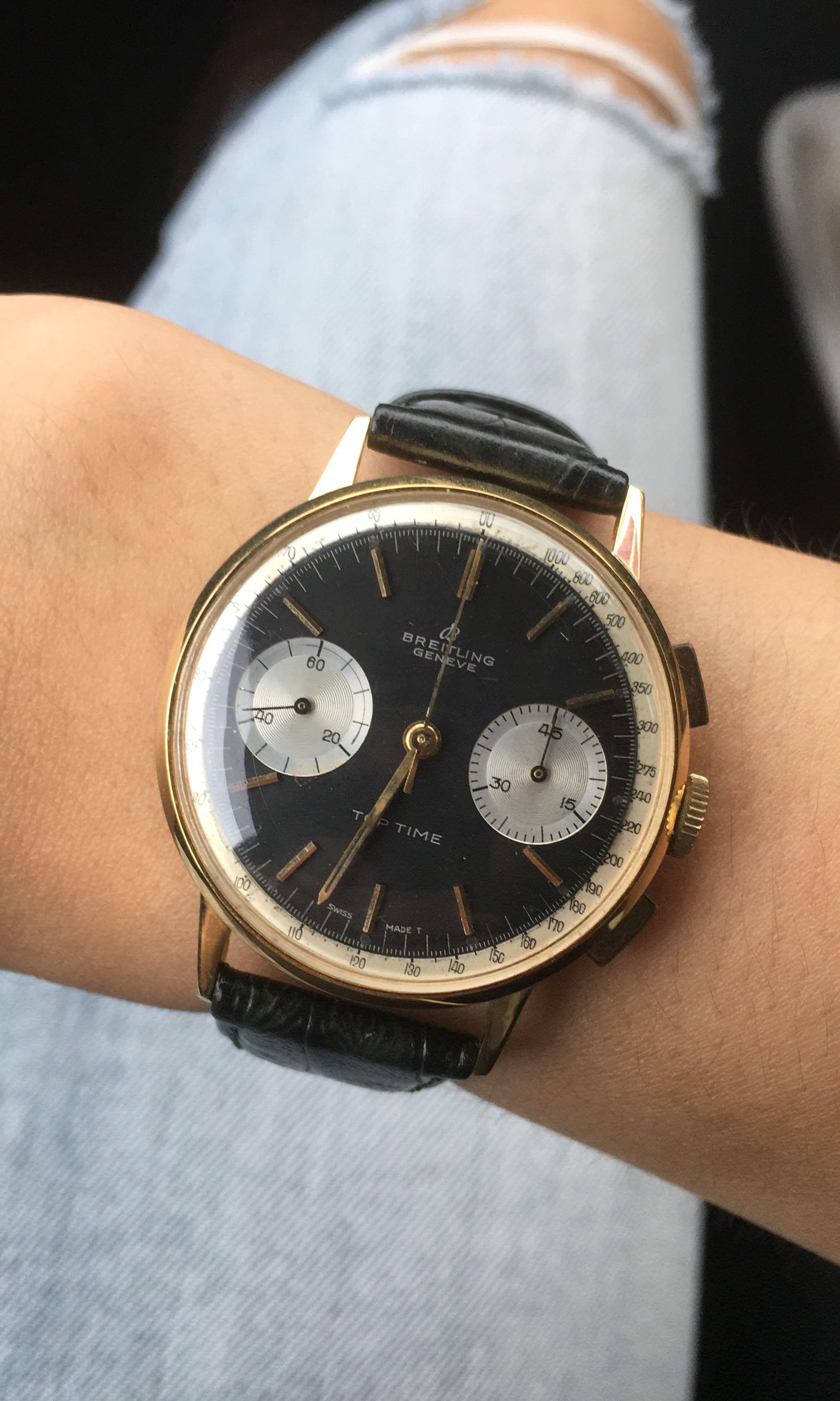 breitling top time gold